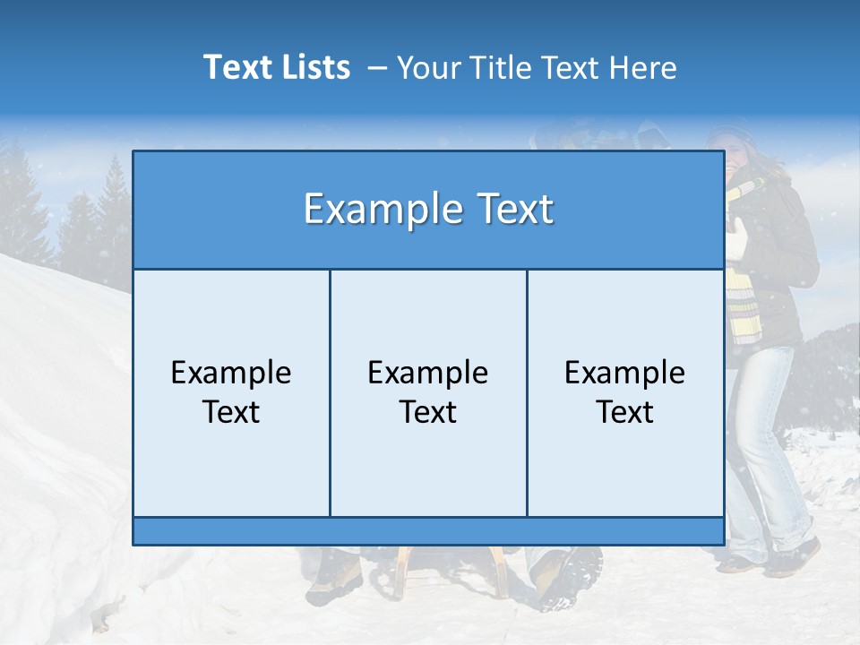 A Group Of People Standing On Top Of A Snow Covered Slope PowerPoint Template