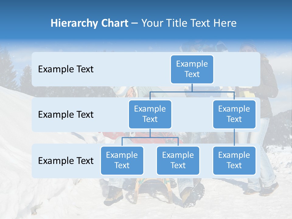 A Group Of People Standing On Top Of A Snow Covered Slope PowerPoint Template