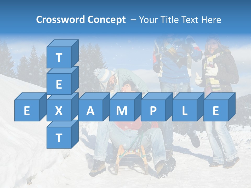 A Group Of People Standing On Top Of A Snow Covered Slope PowerPoint Template