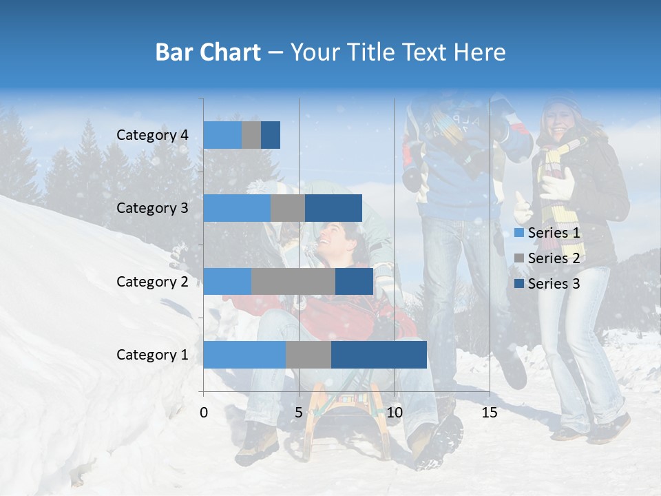 A Group Of People Standing On Top Of A Snow Covered Slope PowerPoint Template