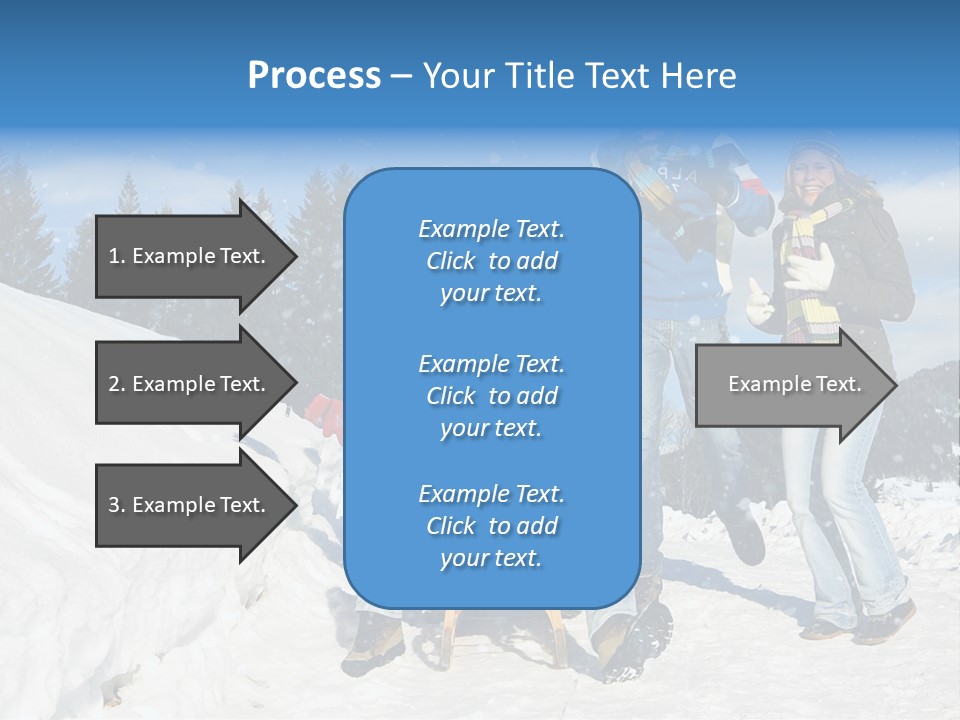 A Group Of People Standing On Top Of A Snow Covered Slope PowerPoint Template