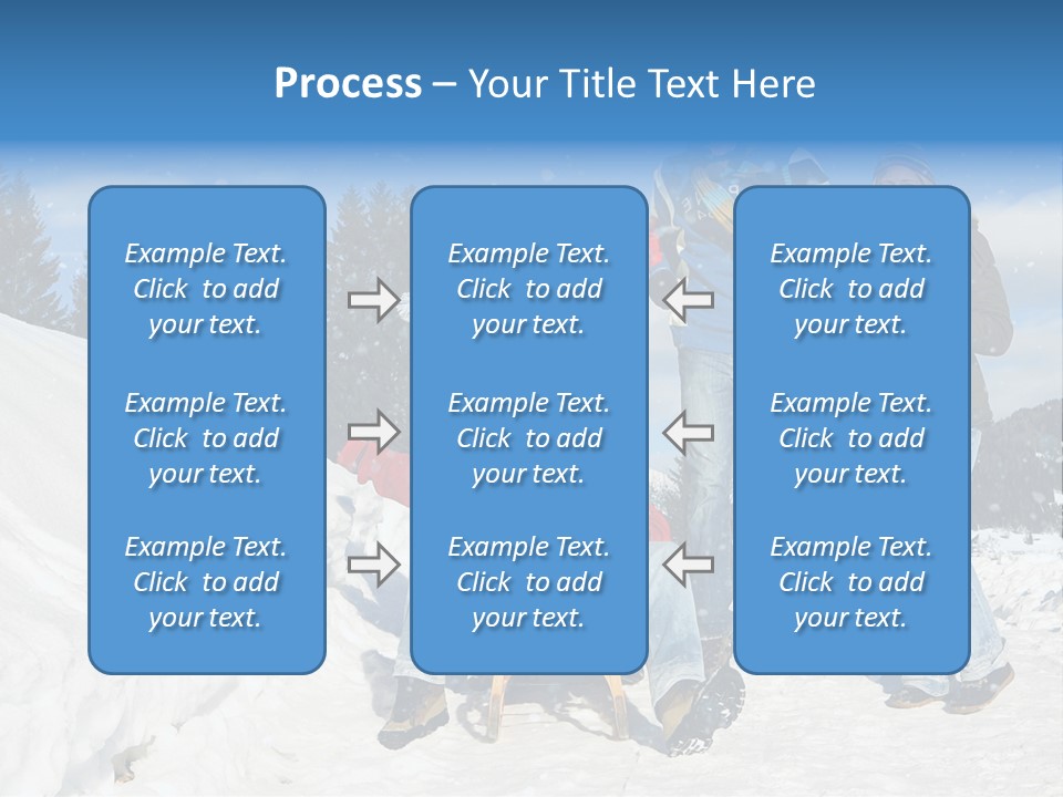 A Group Of People Standing On Top Of A Snow Covered Slope PowerPoint Template