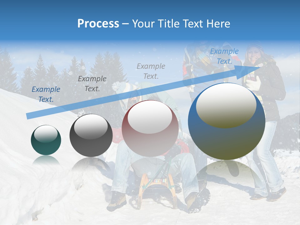 A Group Of People Standing On Top Of A Snow Covered Slope PowerPoint Template