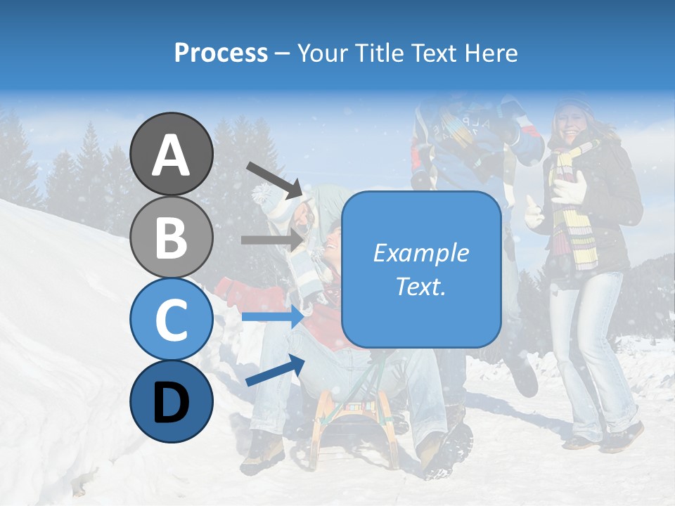 A Group Of People Standing On Top Of A Snow Covered Slope PowerPoint Template
