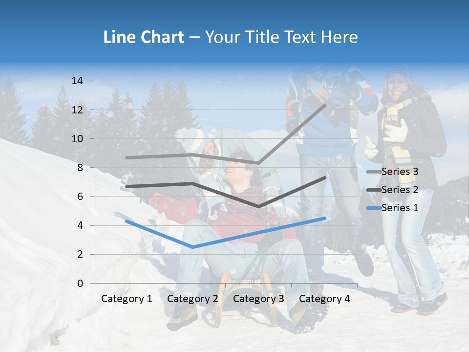 A Group Of People Standing On Top Of A Snow Covered Slope PowerPoint Template