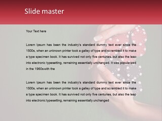 A Person Holding A Stack Of Poker Chips PowerPoint Template