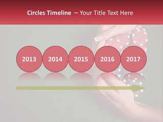 A Person Holding A Stack Of Poker Chips PowerPoint Template