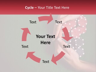 A Person Holding A Stack Of Poker Chips PowerPoint Template