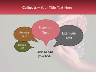 A Person Holding A Stack Of Poker Chips PowerPoint Template