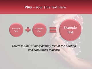 A Person Holding A Stack Of Poker Chips PowerPoint Template