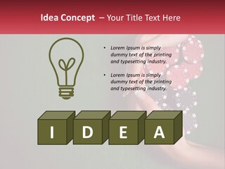 A Person Holding A Stack Of Poker Chips PowerPoint Template