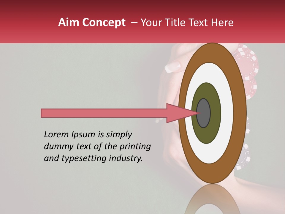 A Person Holding A Stack Of Poker Chips PowerPoint Template