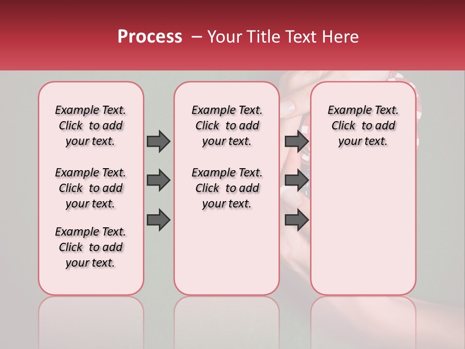 A Person Holding A Stack Of Poker Chips PowerPoint Template