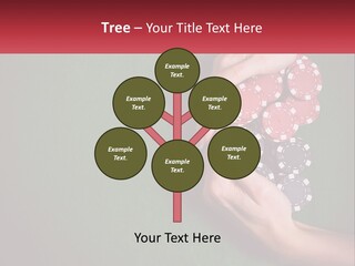 A Person Holding A Stack Of Poker Chips PowerPoint Template