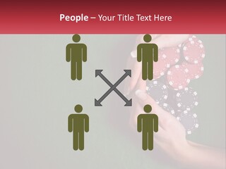 A Person Holding A Stack Of Poker Chips PowerPoint Template