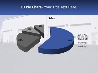 A Row Of Garage Doors In Front Of A Building PowerPoint Template