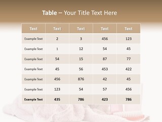 A Small Dog Is Wrapped In A Pink Towel PowerPoint Template