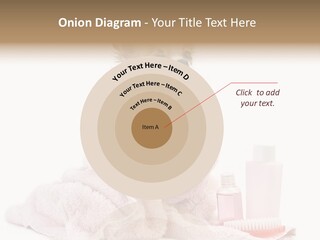 A Small Dog Is Wrapped In A Pink Towel PowerPoint Template
