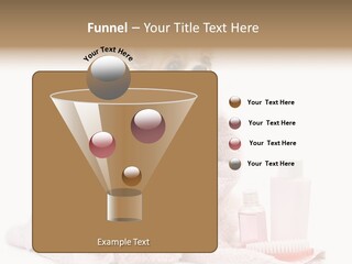 A Small Dog Is Wrapped In A Pink Towel PowerPoint Template