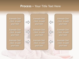 A Small Dog Is Wrapped In A Pink Towel PowerPoint Template