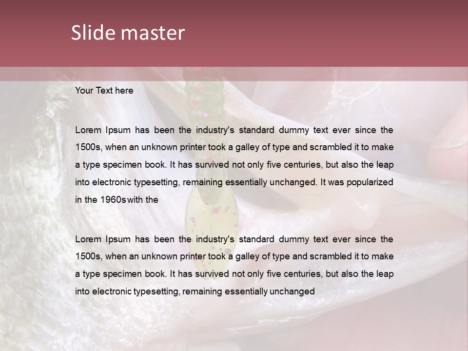 A Person Holding A Fish In Their Hand PowerPoint Template