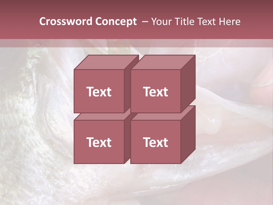 A Person Holding A Fish In Their Hand PowerPoint Template