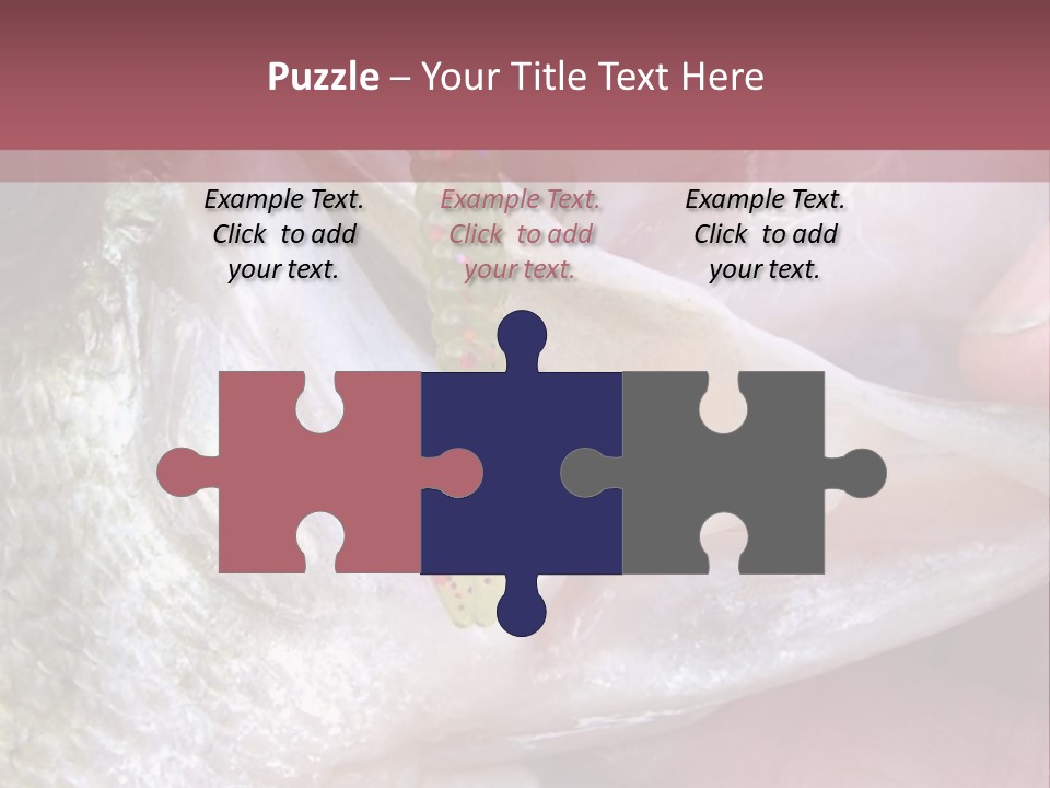 A Person Holding A Fish In Their Hand PowerPoint Template