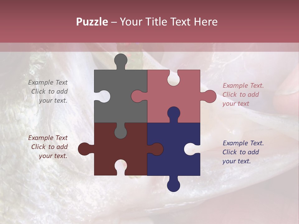 A Person Holding A Fish In Their Hand PowerPoint Template