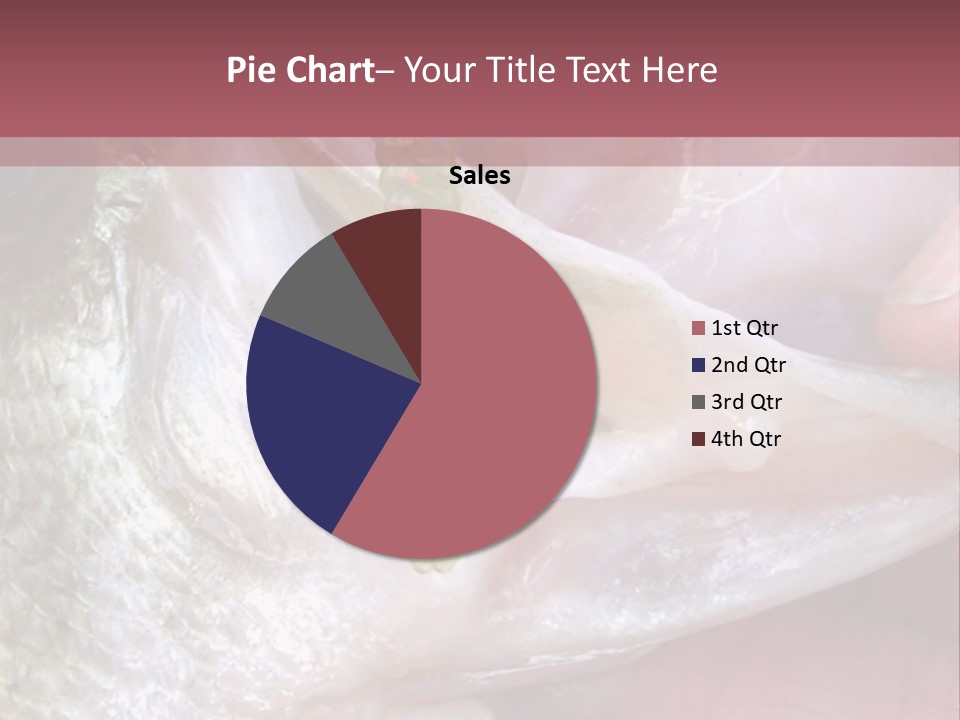 A Person Holding A Fish In Their Hand PowerPoint Template