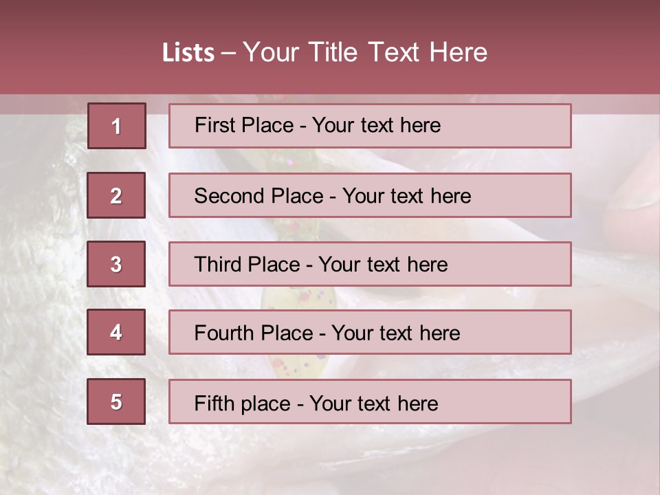 A Person Holding A Fish In Their Hand PowerPoint Template