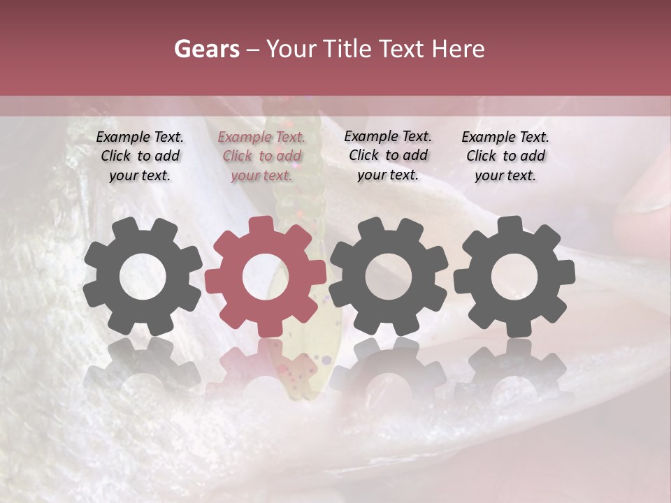 A Person Holding A Fish In Their Hand PowerPoint Template