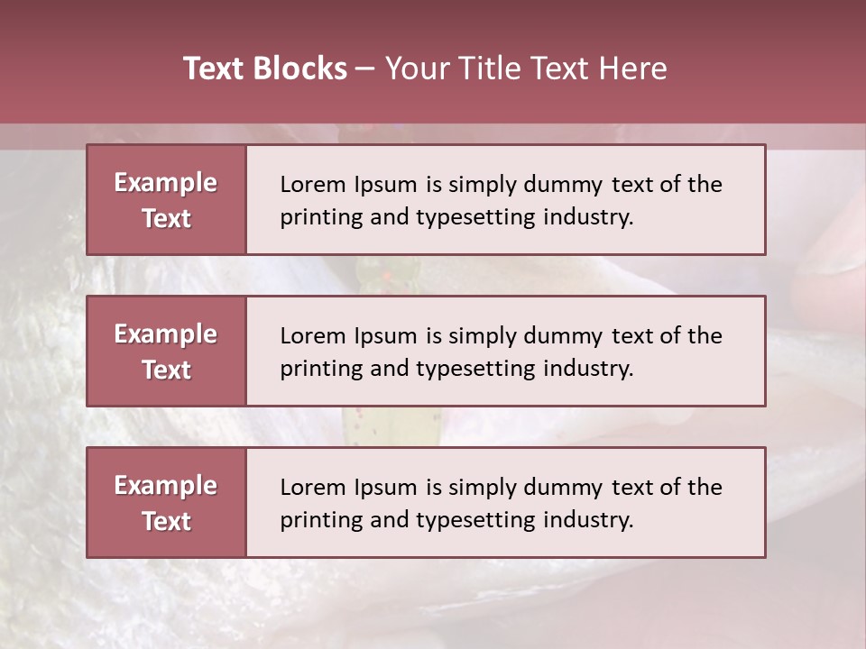 A Person Holding A Fish In Their Hand PowerPoint Template