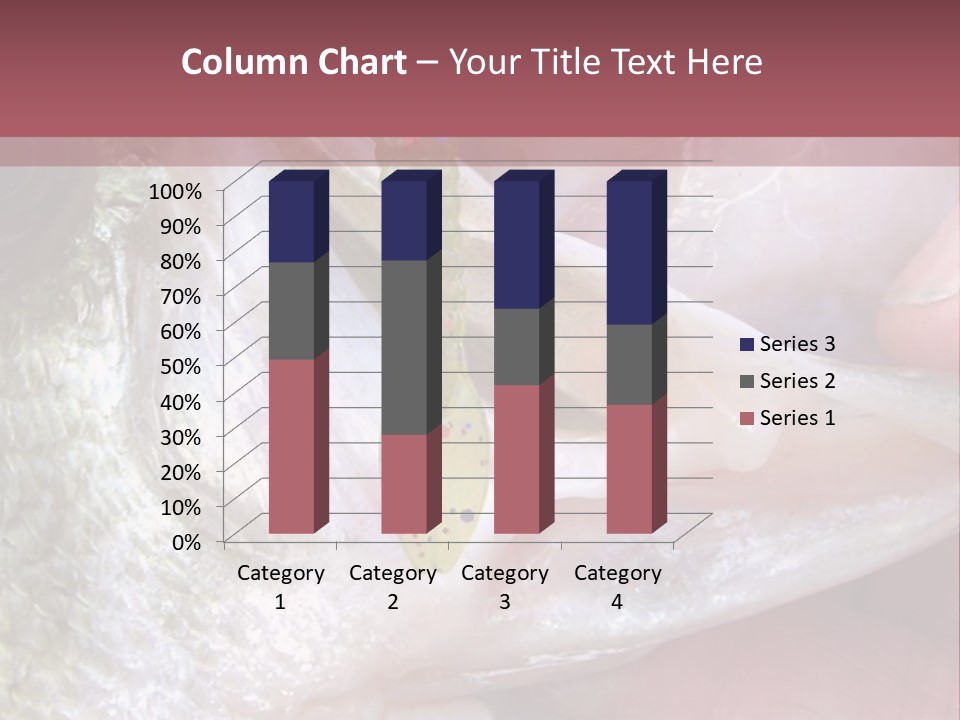 A Person Holding A Fish In Their Hand PowerPoint Template