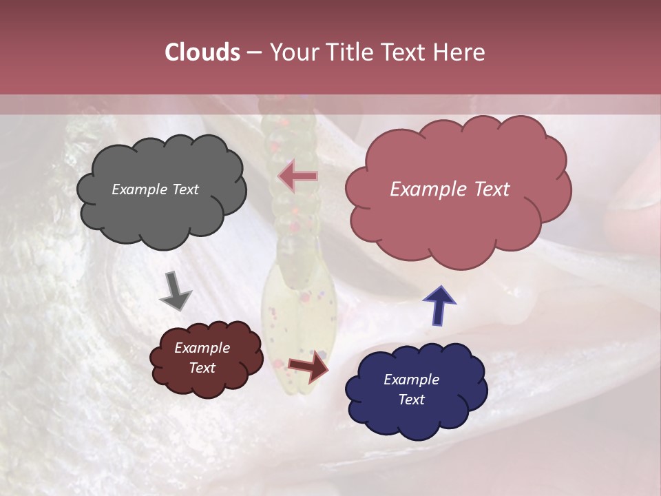 A Person Holding A Fish In Their Hand PowerPoint Template