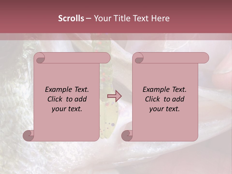A Person Holding A Fish In Their Hand PowerPoint Template