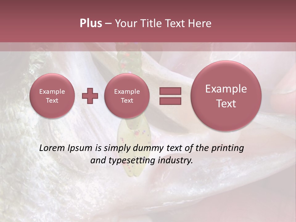 A Person Holding A Fish In Their Hand PowerPoint Template