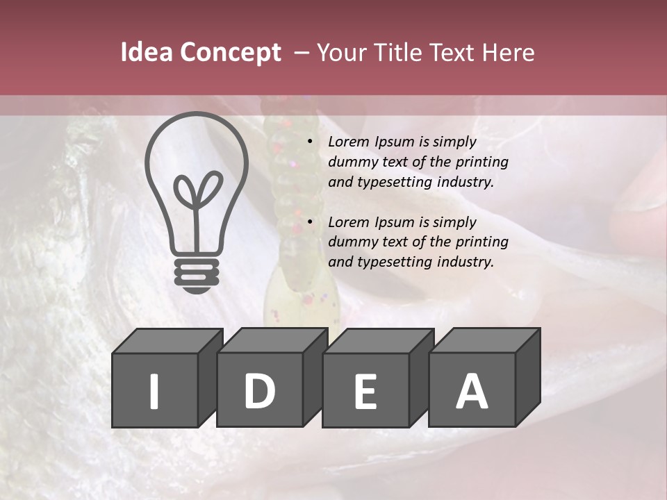 A Person Holding A Fish In Their Hand PowerPoint Template