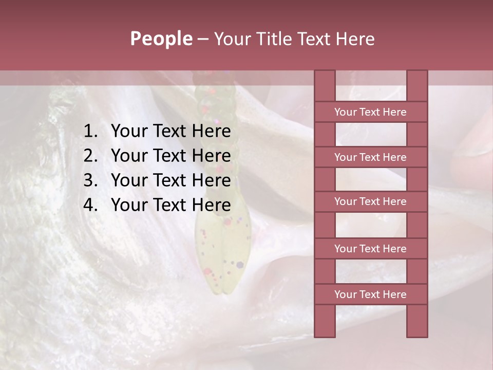 A Person Holding A Fish In Their Hand PowerPoint Template