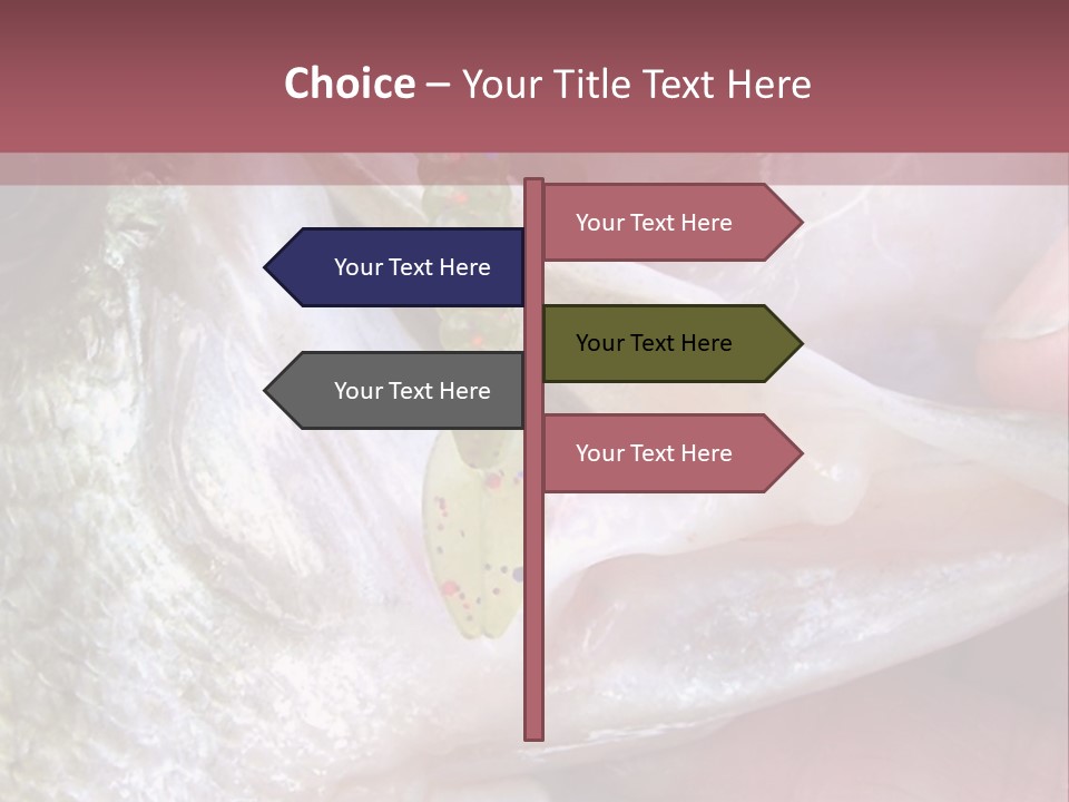 A Person Holding A Fish In Their Hand PowerPoint Template