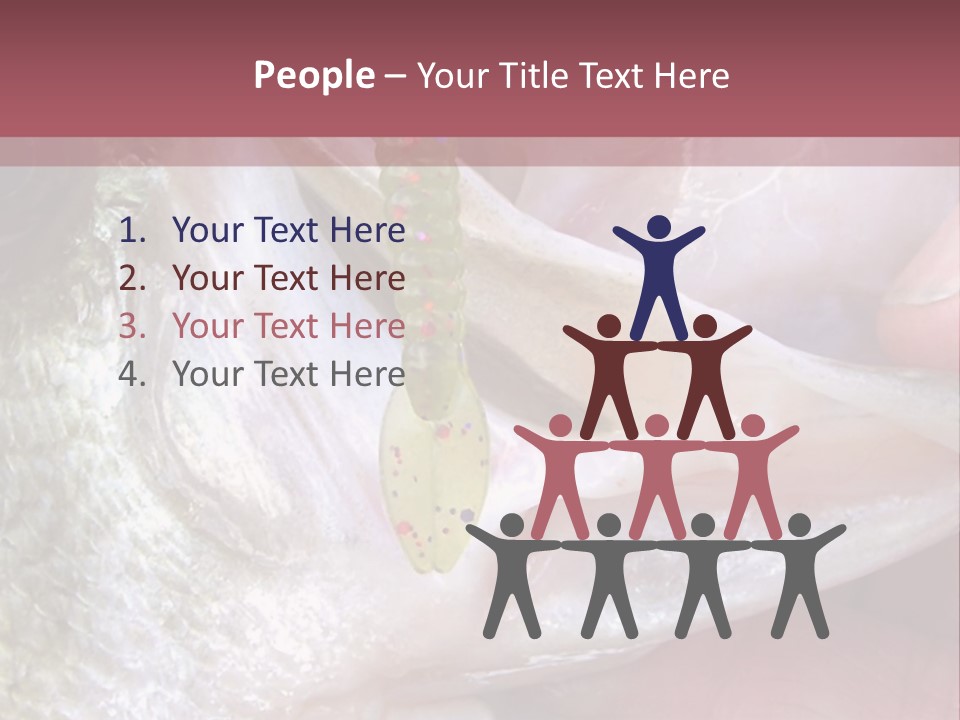 A Person Holding A Fish In Their Hand PowerPoint Template