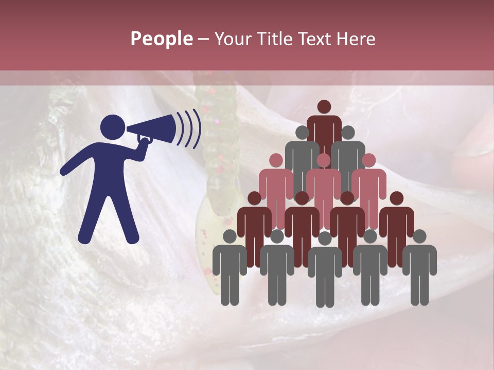 A Person Holding A Fish In Their Hand PowerPoint Template