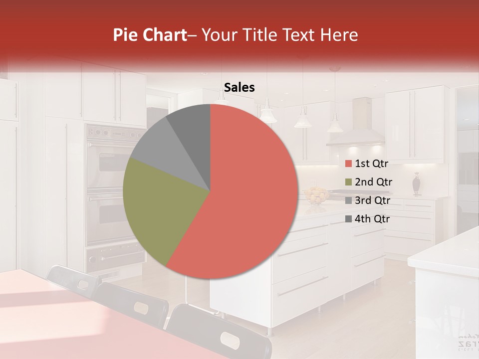 A Kitchen With A Table And Chairs In It PowerPoint Template