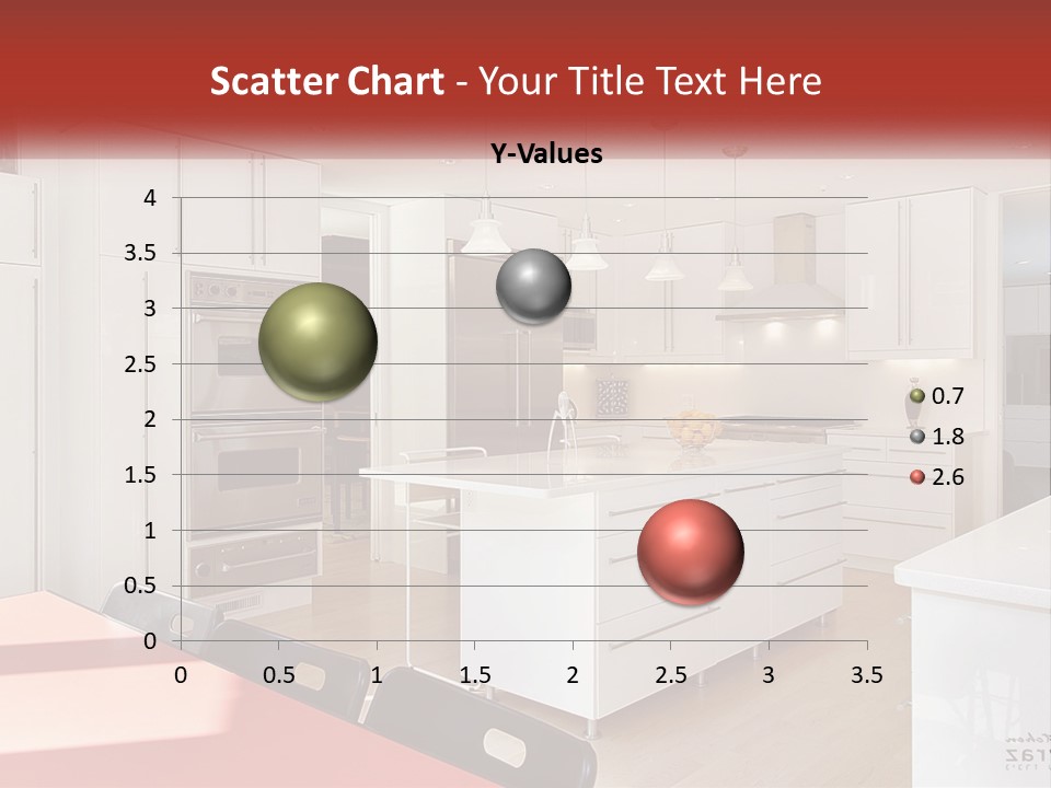 A Kitchen With A Table And Chairs In It PowerPoint Template