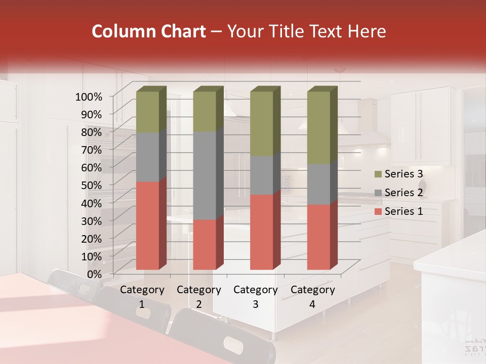 A Kitchen With A Table And Chairs In It PowerPoint Template