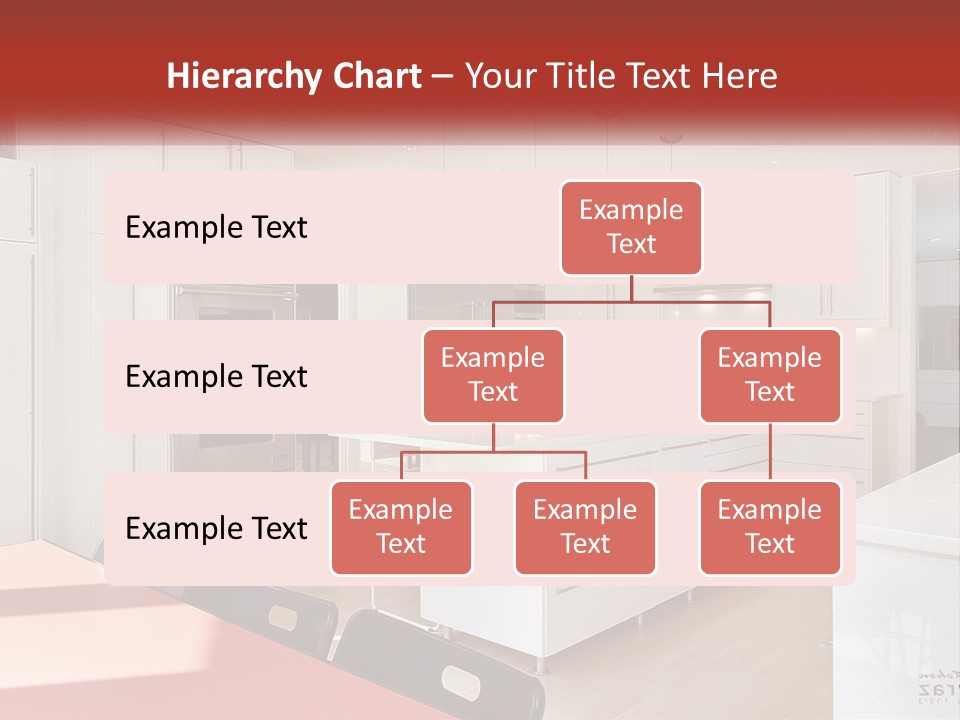 A Kitchen With A Table And Chairs In It PowerPoint Template