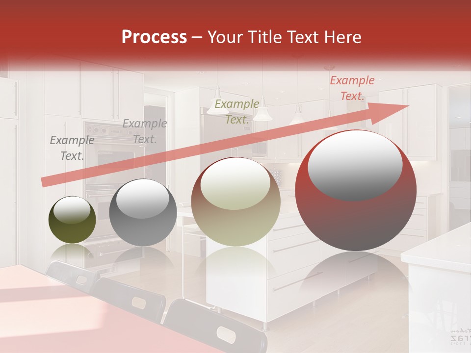 A Kitchen With A Table And Chairs In It PowerPoint Template