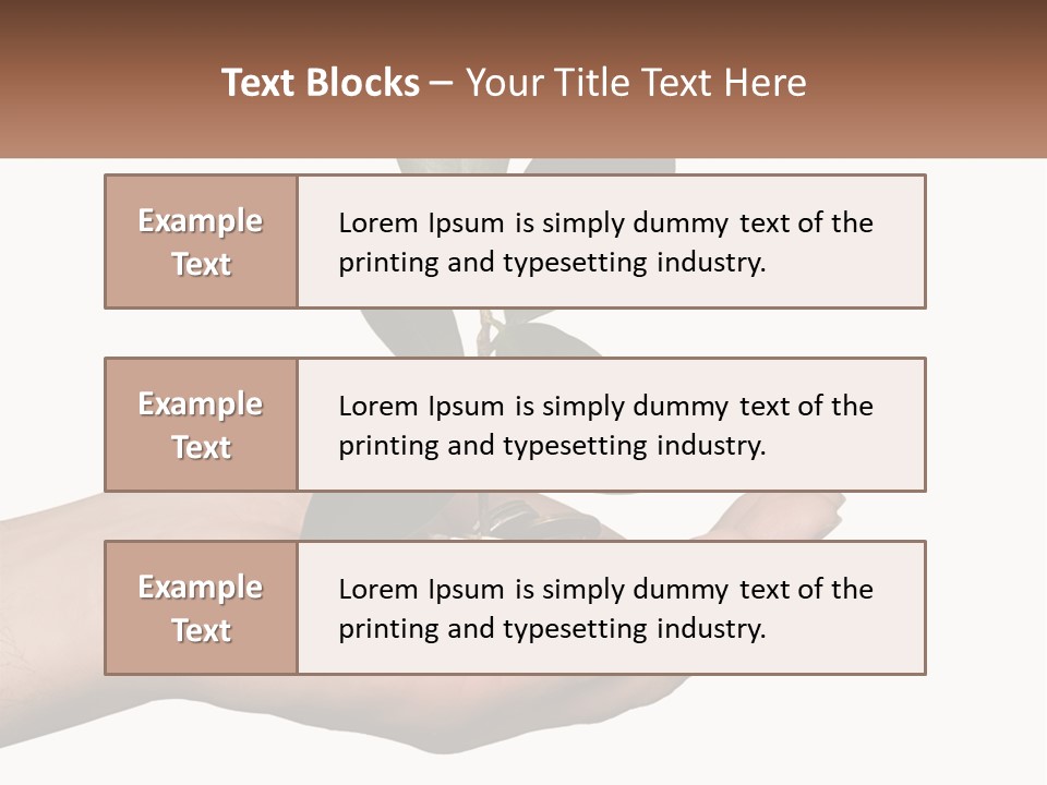 A Person Holding A Plant With Coins In Their Hands PowerPoint Template