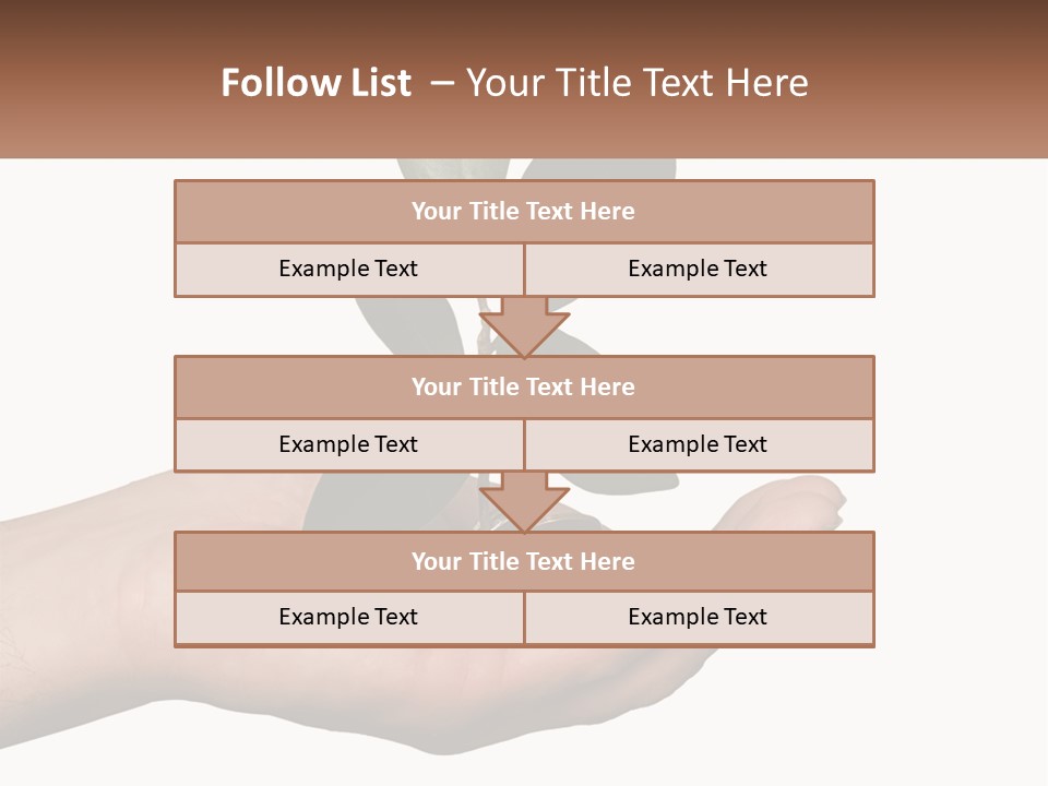 A Person Holding A Plant With Coins In Their Hands PowerPoint Template