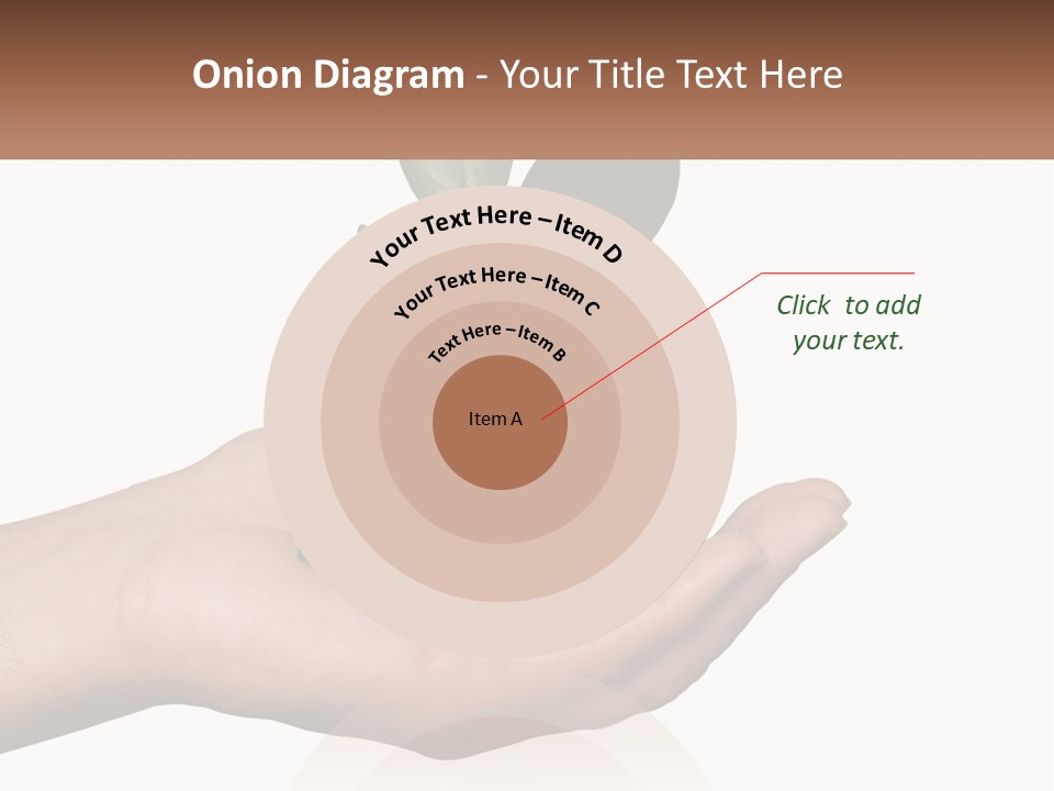 A Person Holding A Plant With Coins In Their Hands PowerPoint Template