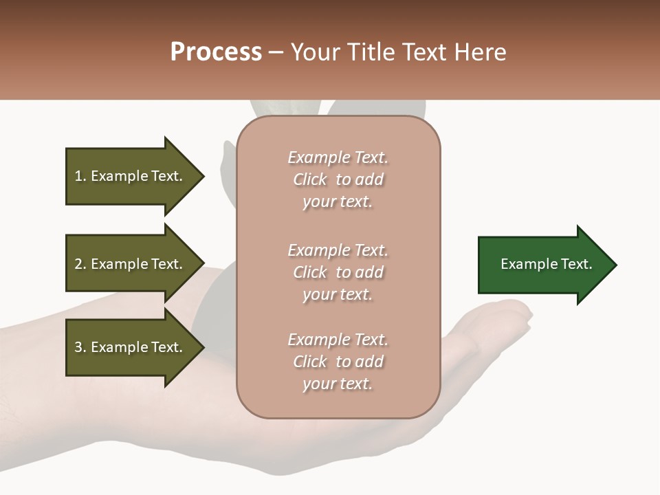 A Person Holding A Plant With Coins In Their Hands PowerPoint Template
